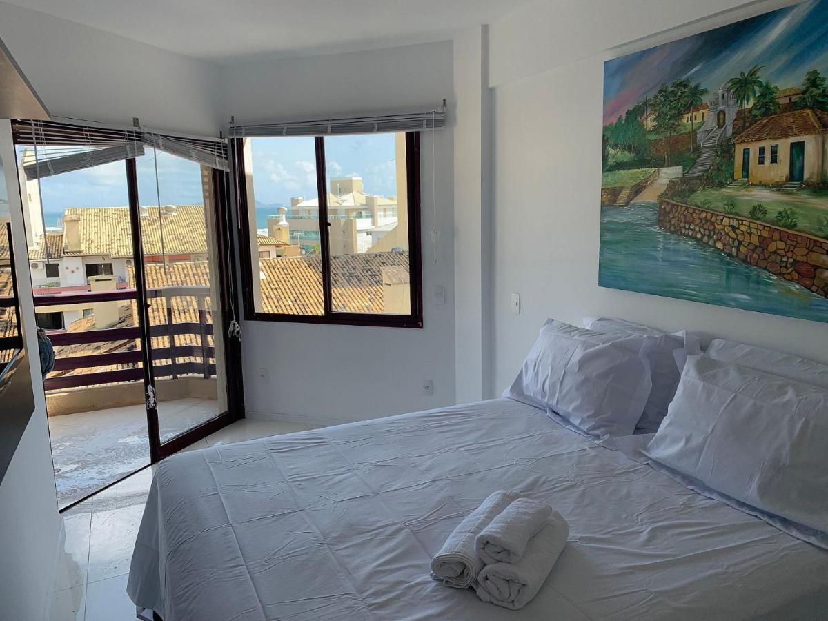 Apartamento Com Vista Do Mar Em Residencial Com Piscina フロリアノポリス エクステリア 写真